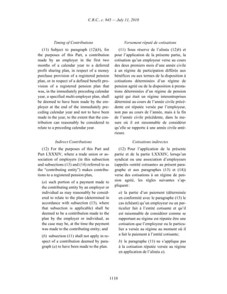 Income tax regulation