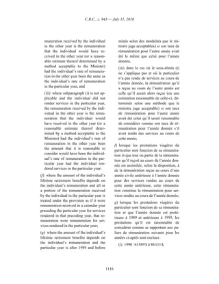 Income tax regulation