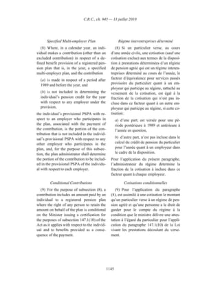 Income tax regulation