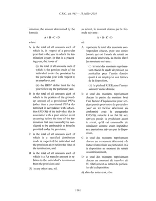 Income tax regulation