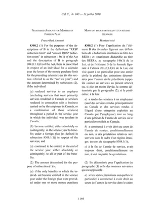 Income tax regulation