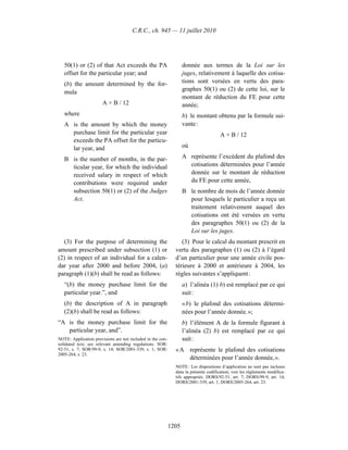 Income tax regulation