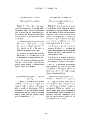 Income tax regulation