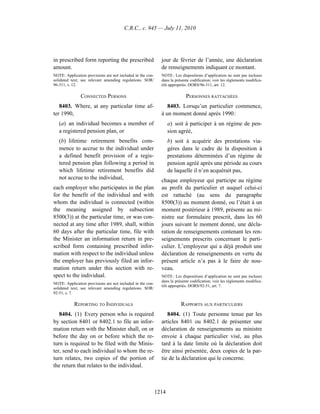 Income tax regulation