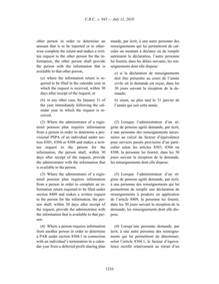 Income tax regulation