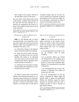 Income tax regulation