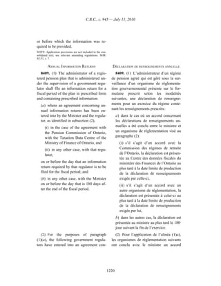 Income tax regulation