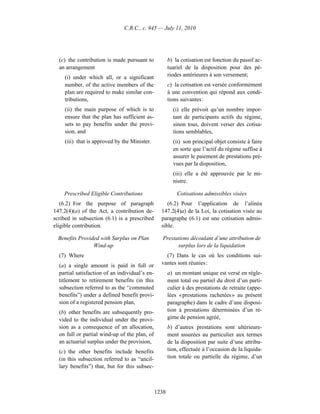 Income tax regulation