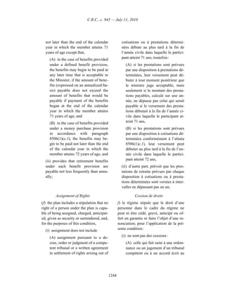 Income tax regulation