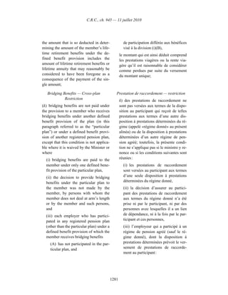 Income tax regulation