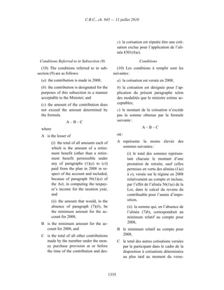 Income tax regulation