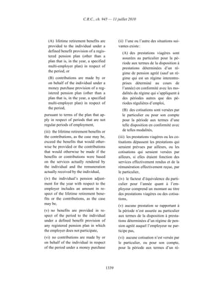 Income tax regulation