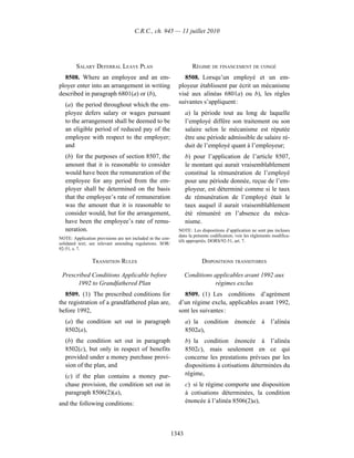 Income tax regulation