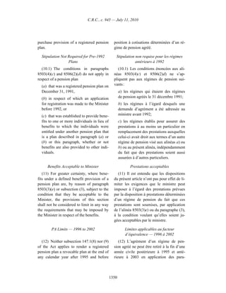 Income tax regulation