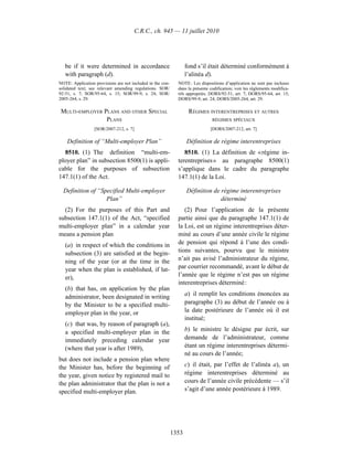 Income tax regulation