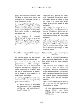 Income tax regulation