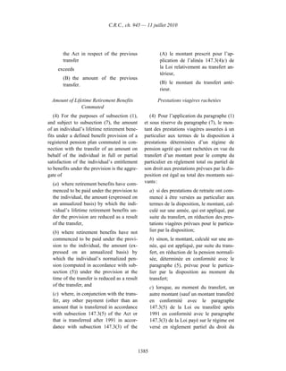 Income tax regulation