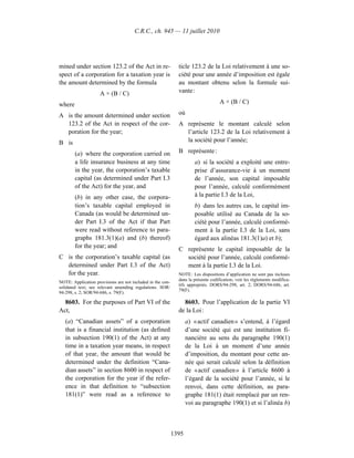 Income tax regulation