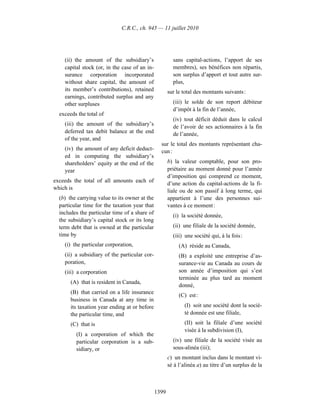 Income tax regulation