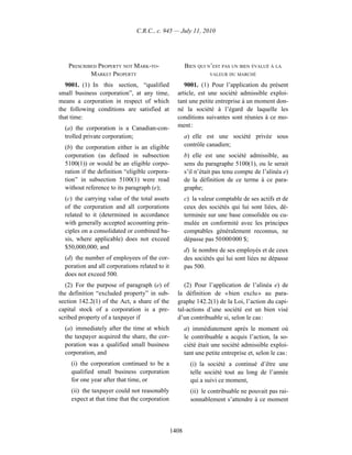 Income tax regulation