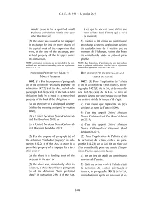 Income tax regulation