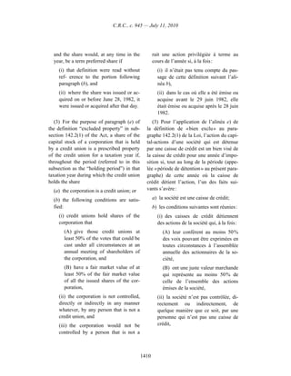 Income tax regulation