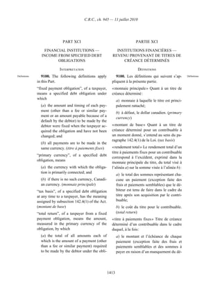 Income tax regulation