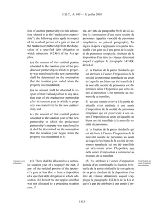 Income tax regulation