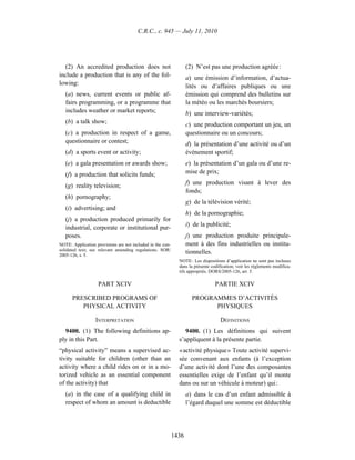 Income tax regulation