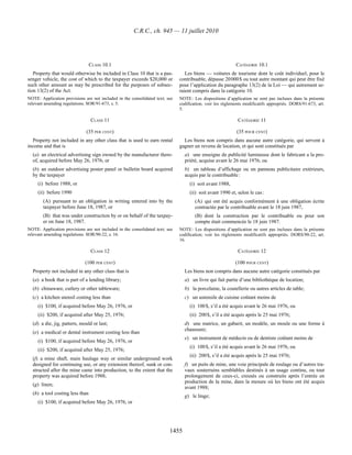 Income tax regulation