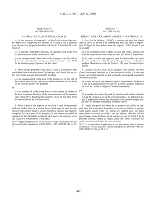 Income tax regulation