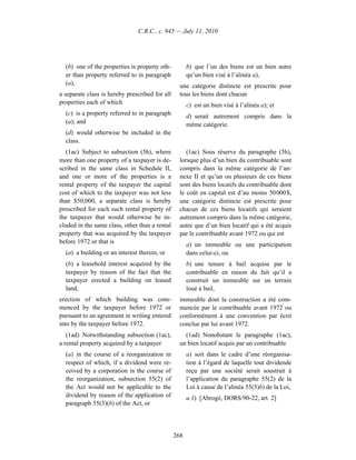 Income tax regulation