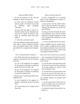 Income tax regulation