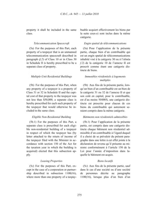 Income tax regulation