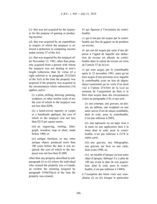 Income tax regulation