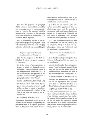 Income tax regulation