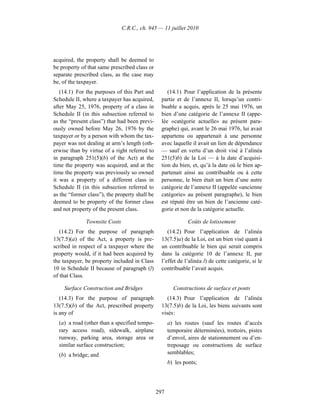 Income tax regulation