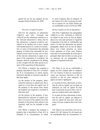 Income tax regulation