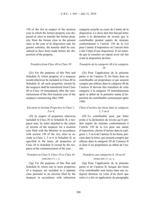 Income tax regulation