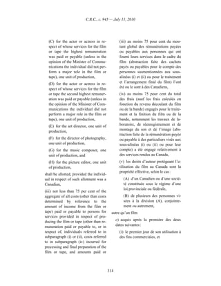 Income tax regulation