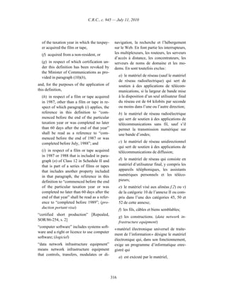 Income tax regulation