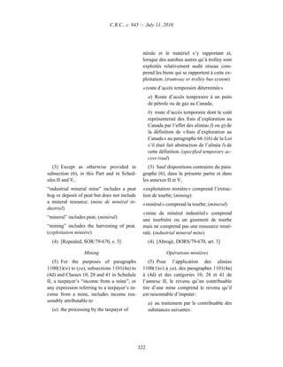 Income tax regulation