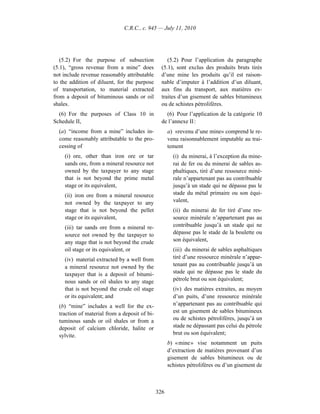 Income tax regulation