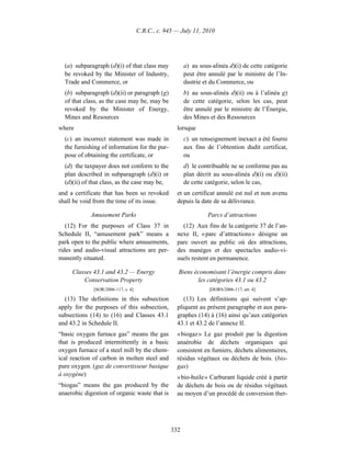 Income tax regulation