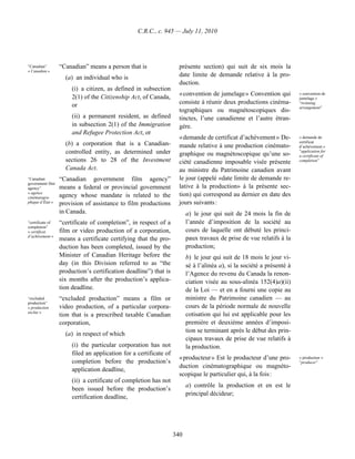 Income tax regulation