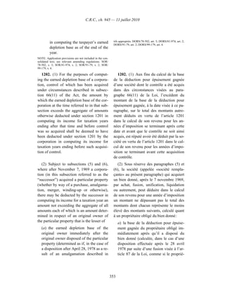 Income tax regulation