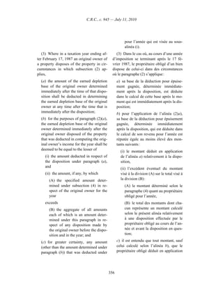 Income tax regulation