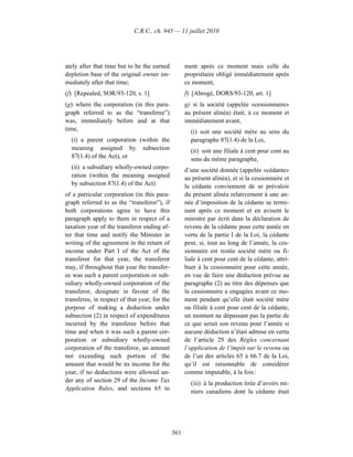 Income tax regulation