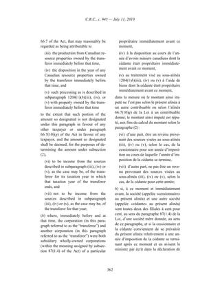 Income tax regulation