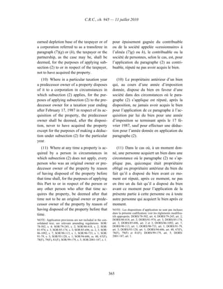 Income tax regulation